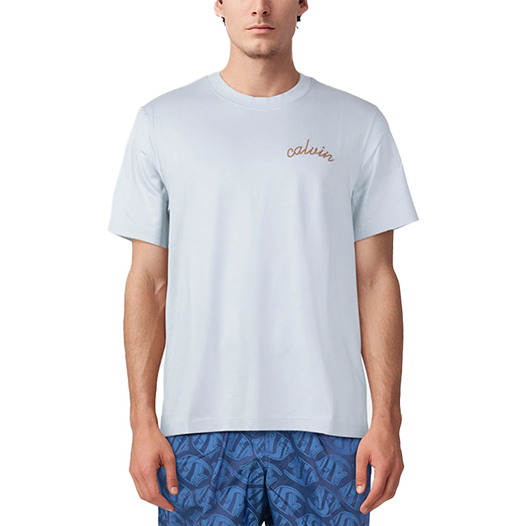 Calvin Klein Left Chest Chain Stitch T-Shirt