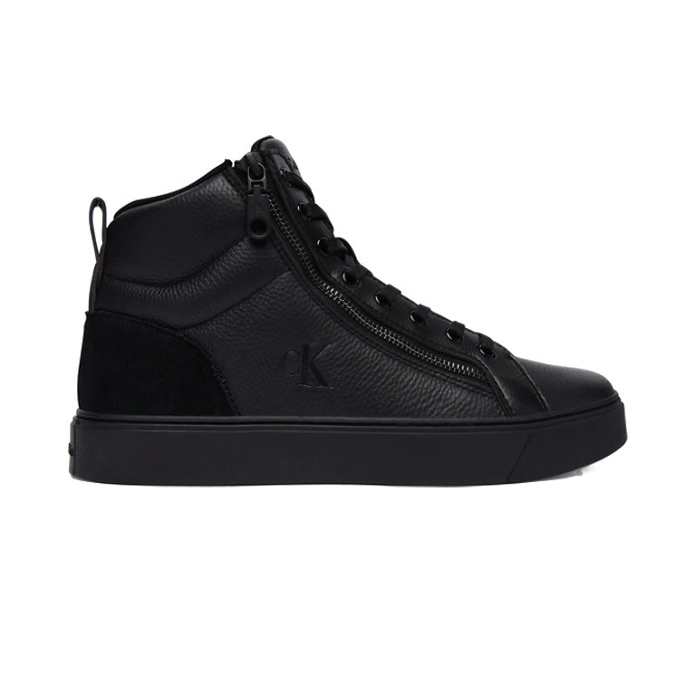Calvin Klein Classic Cup Mid Laceup Zip Leather