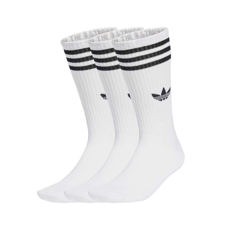 adidas 3-Stripes High Crew Socks 3 Pairs