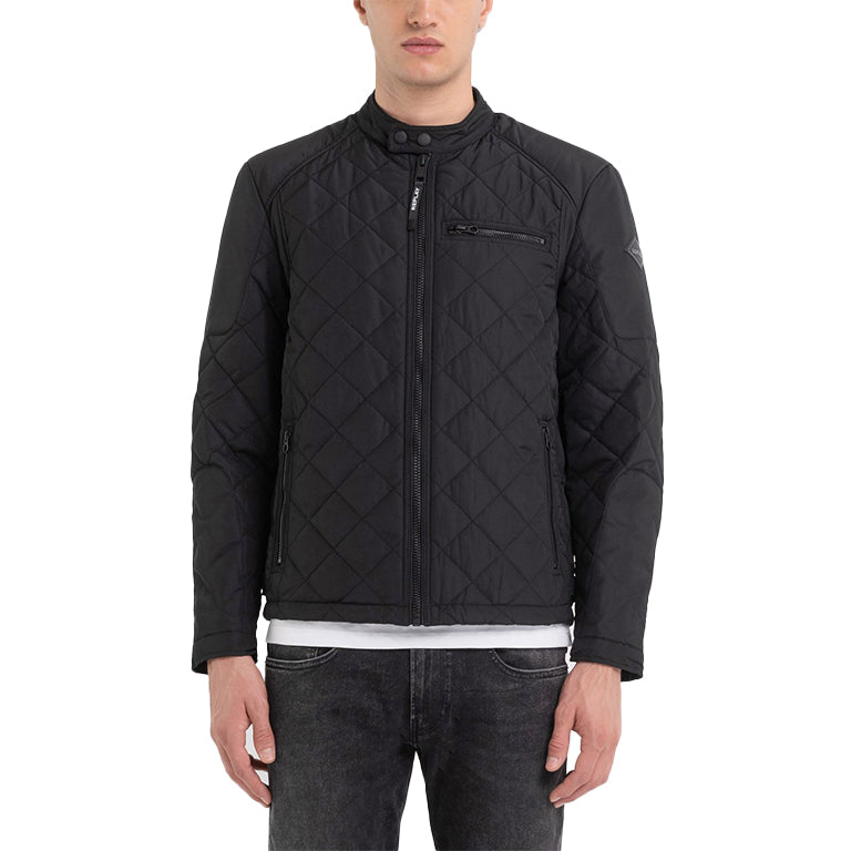 Replay Quilted Biker Jacket