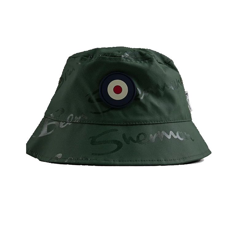Ben Sherman Wax Target Bucket Hat