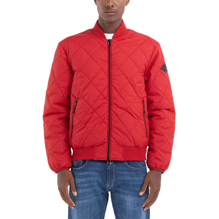 Replay Quilted Bomber Jacket