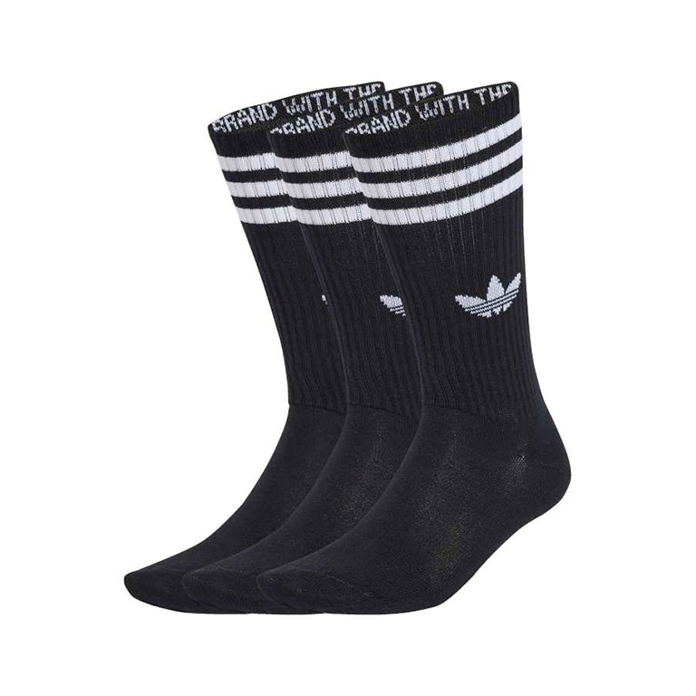 adidas 3-Stripes High Crew Socks 3 Pairs