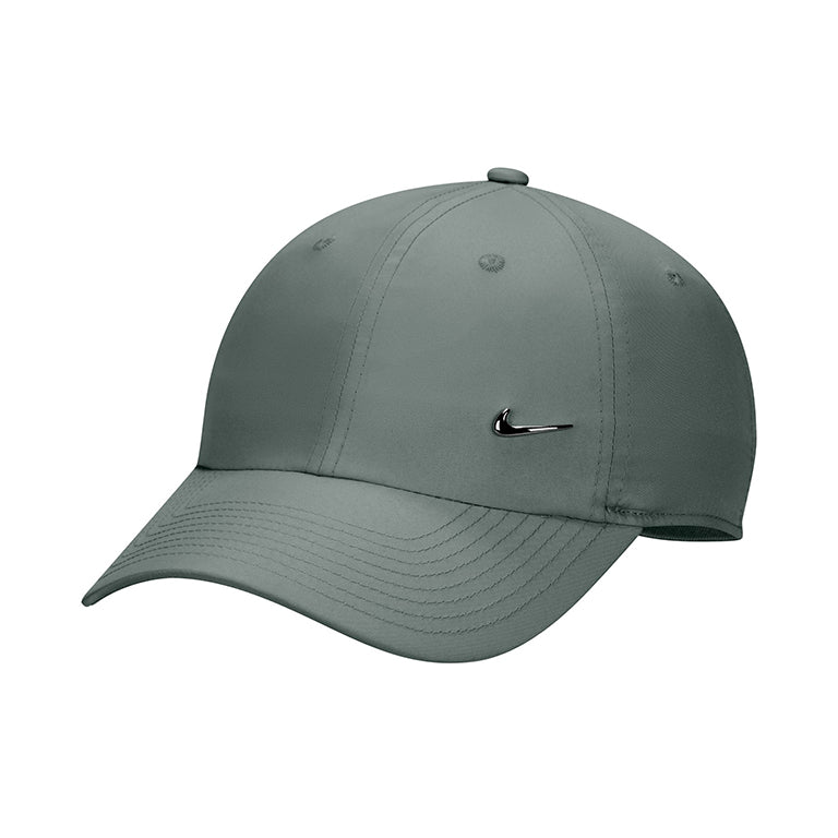Nike Dri-Fit Club Unstructured Metal Swoosh Cap Olive