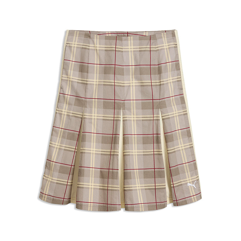 Puma T7 Pleated Tartan Woven Skirt