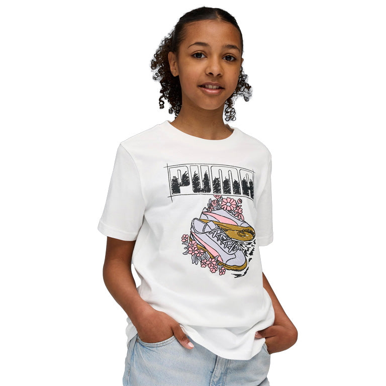 Puma Older Kids Graphic Sneaker T-Shirt