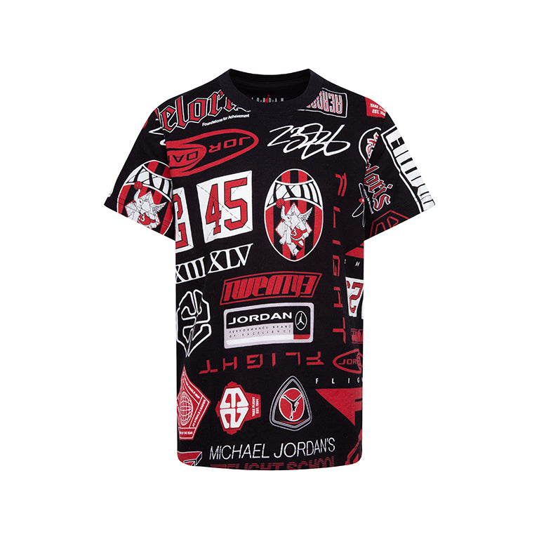 Jordan Younger Kids MJ Essential All Over Print T-Shirt