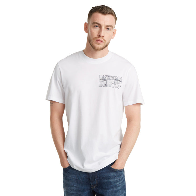 G-Star Topography Chest Graphic T-Shirt