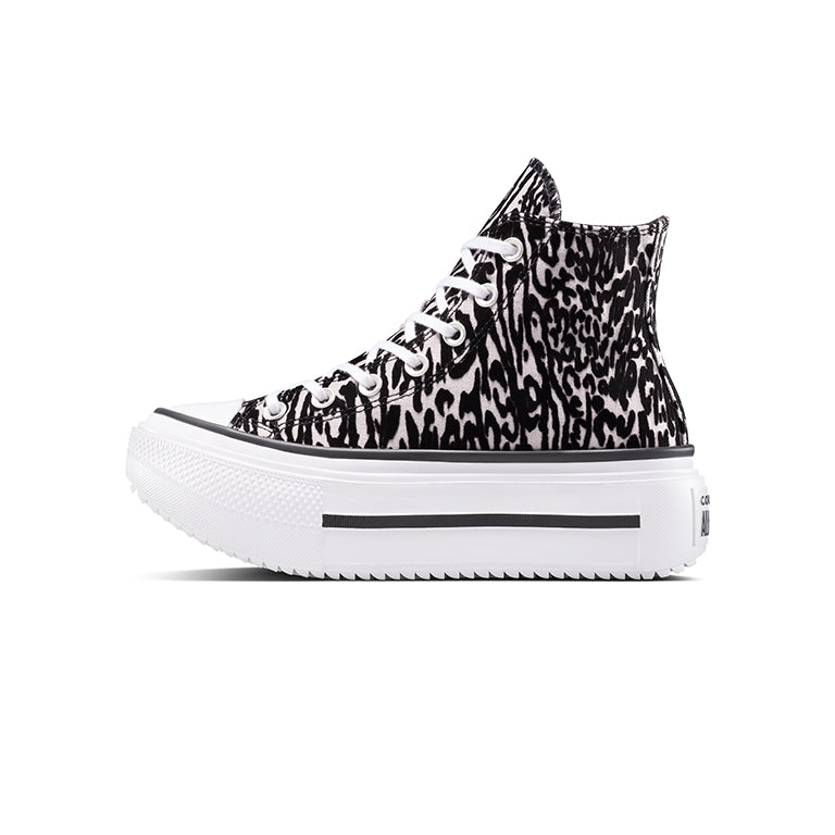 Converse Chuck Taylor All Star Lift Double Stack Leopard Hi