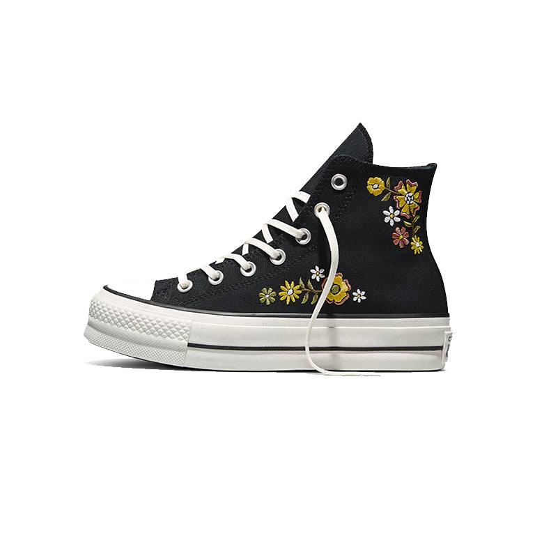 Converse Chuck Taylor All Star Lift Embridered Flowers Hi