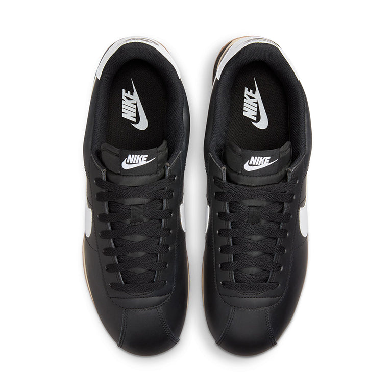 black leather cortez shoes