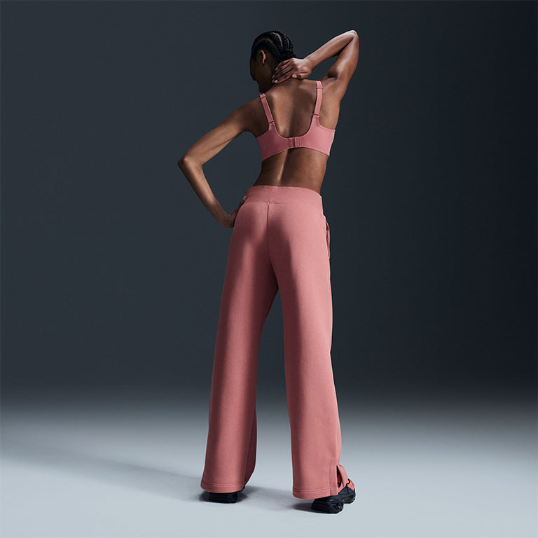 Nike High-Waisted Wide-Leg Logo Pants