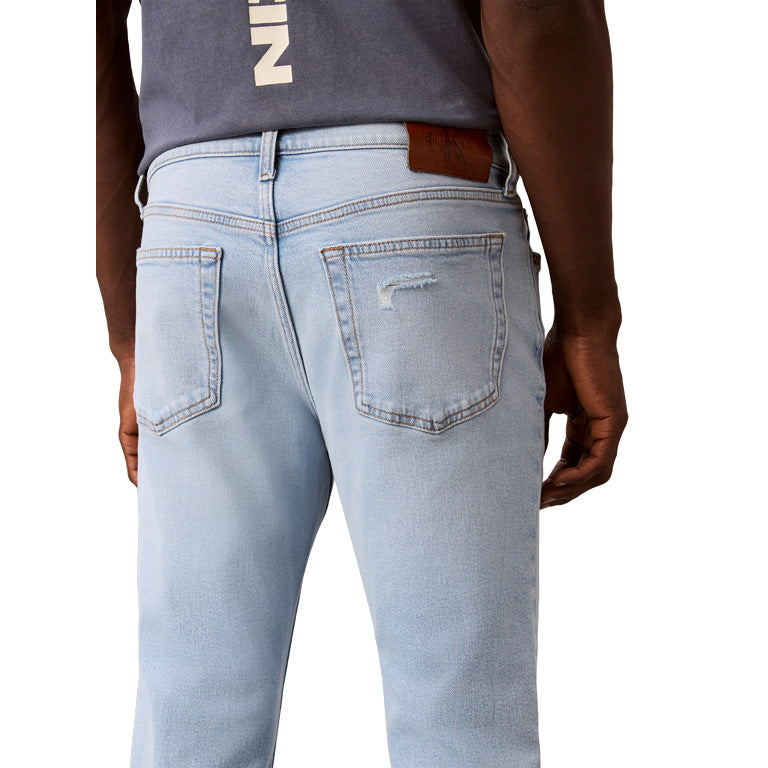 Calvin Klein Slim Indigo Overtone Light Weight Jeans