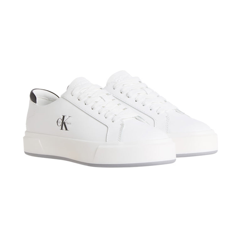 Calvin Klein Basket Cupsole Laceup Leather