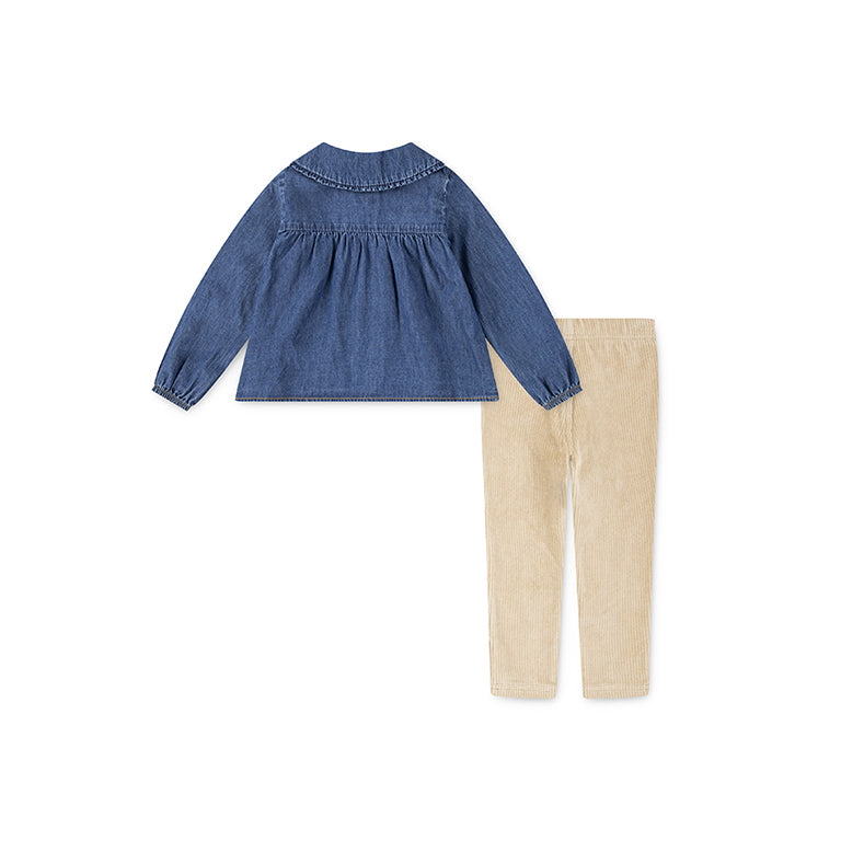 Levis Infant Collared Top and Legging Set