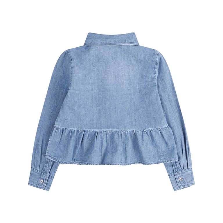 Levis Younger Kids Cropped Ruffle Western Top