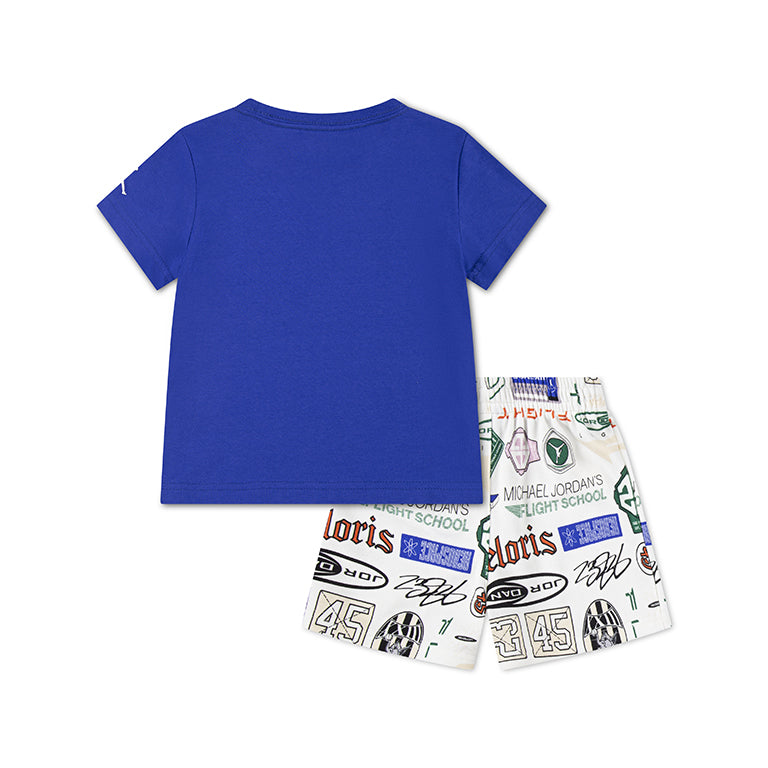 Jordan Toddlers Brooklyn All Over Print French Terry Short Set