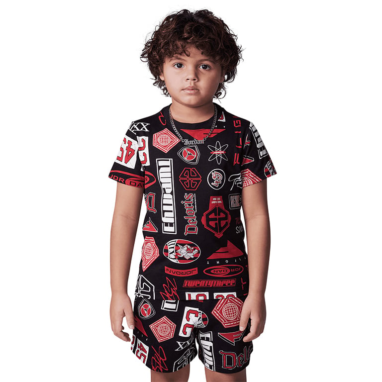 Jordan Younger Kids MJ Essential All Over Print T-Shirt