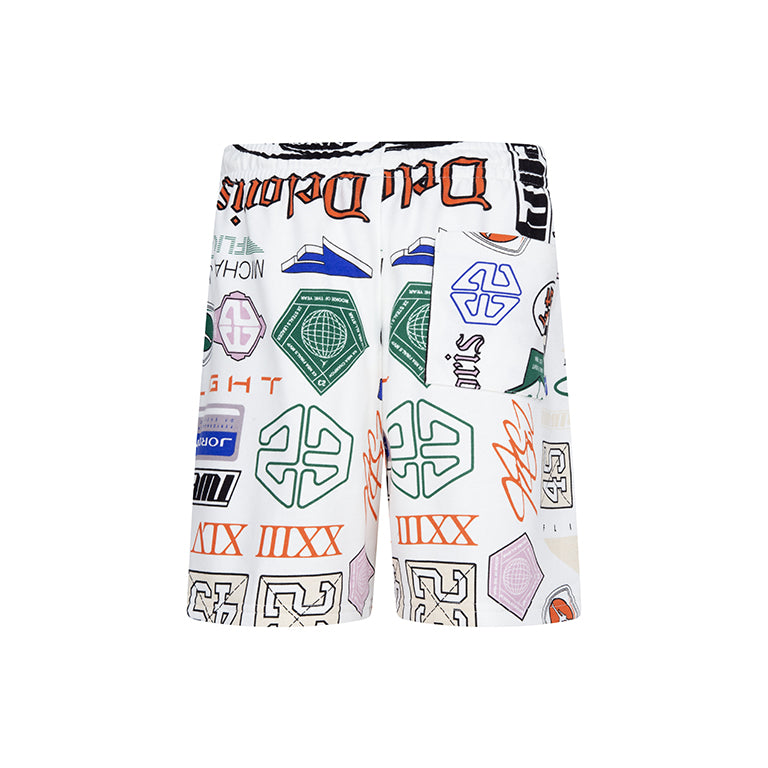 Jordan Older Kids MJ Essential French Terry All Over Print Short