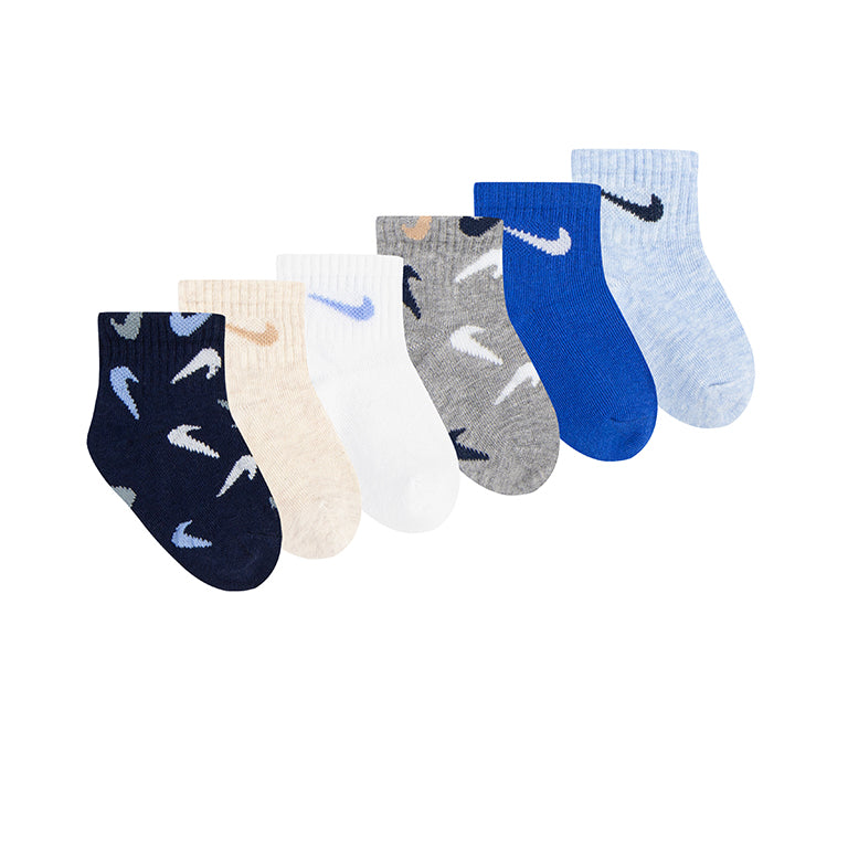 Nike Infant Swooshfetti 6 Pack Ankle Socks