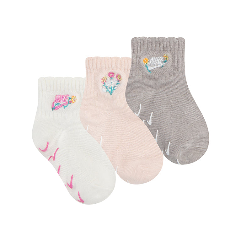 Nike Infant / Toddler Flowral 3 Pack Socks