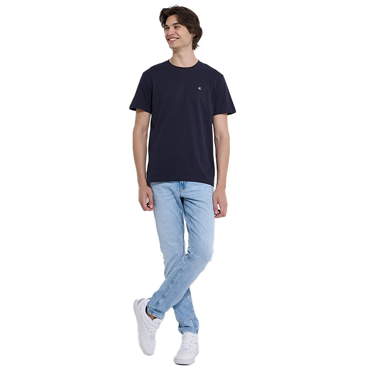 Calvin Klein Embro Badge T- Shirt Navy Men