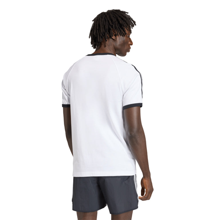 adidas 3 Stripe Slim Ringer T-Shirt