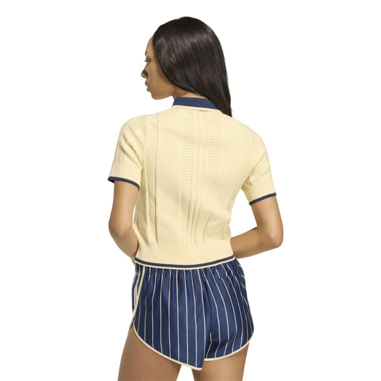 adidas Cable Knit Cali Polo T-Shirt