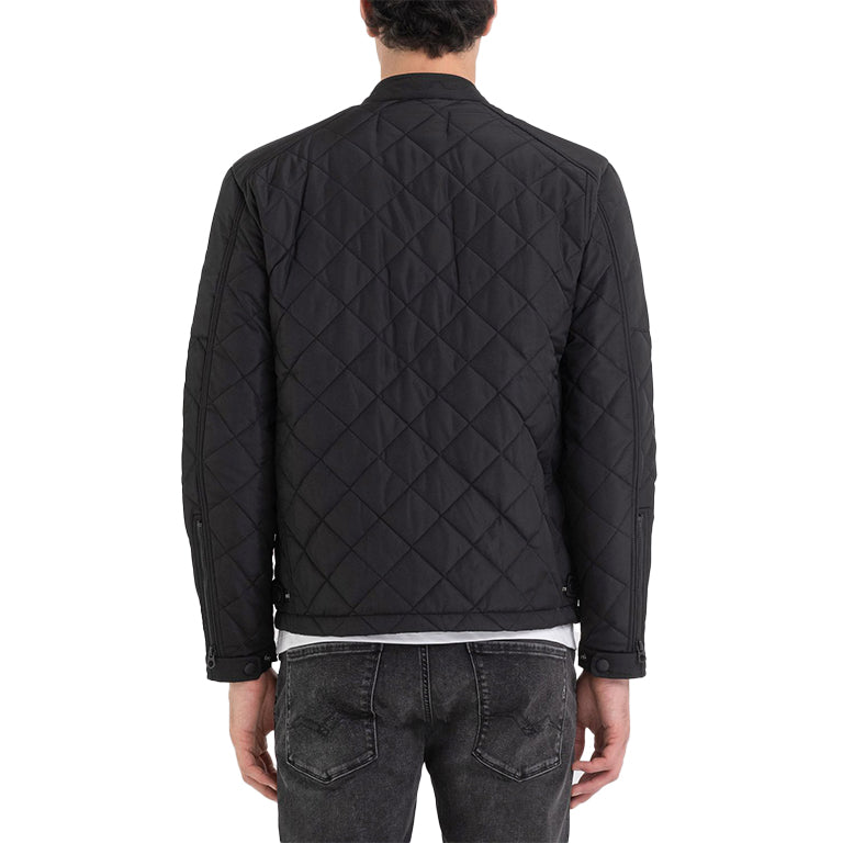 Replay Quilted Biker Jacket