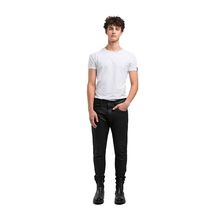 Replay Bronny Super Slim Waxed Jeans