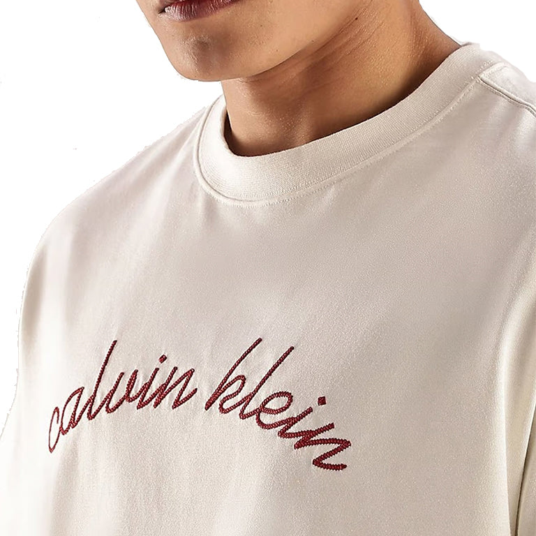 Calvin Klein Center Chain Stitch Relaxed T-Shirt