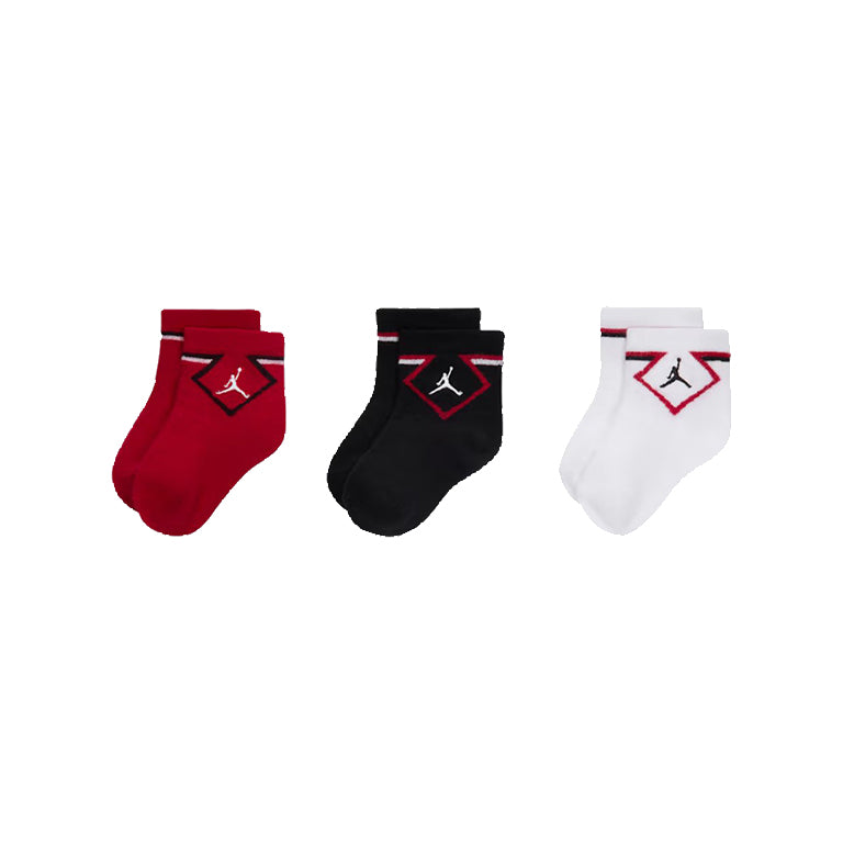 Jordan Infant / Toddler Diamond 3 Pack Socks