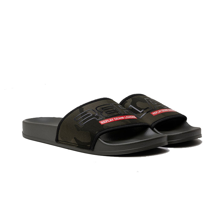 Replay Up Lycra Camo Slide