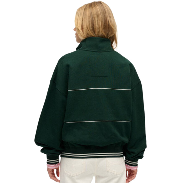 Superdry Country Club loose 1/4Zip Crew