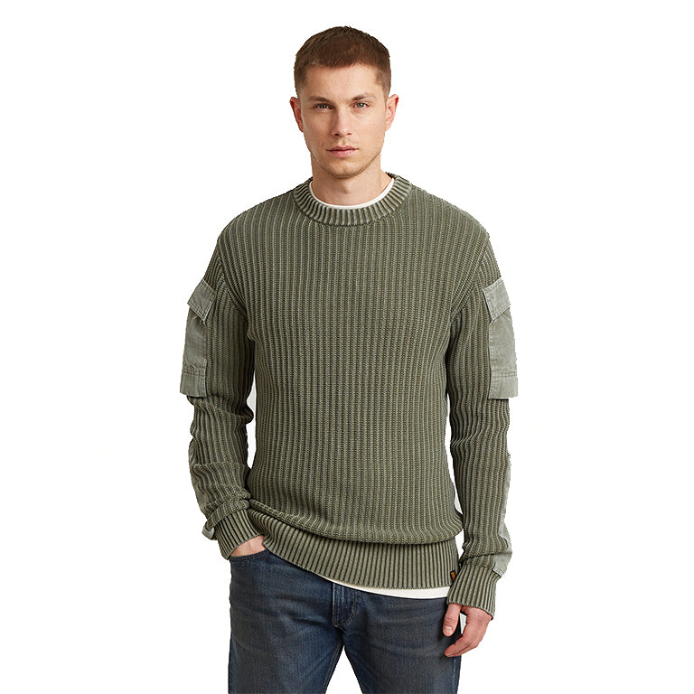 G-Star Woven Mix Washed Knit
