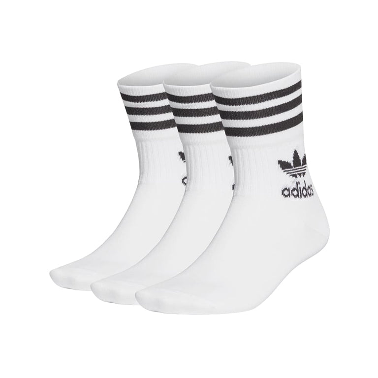 adidas Mid Cut Crew Socks 3 Pack