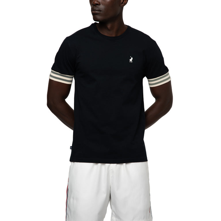 Polo Crew Neck Cuffed T-Shirt