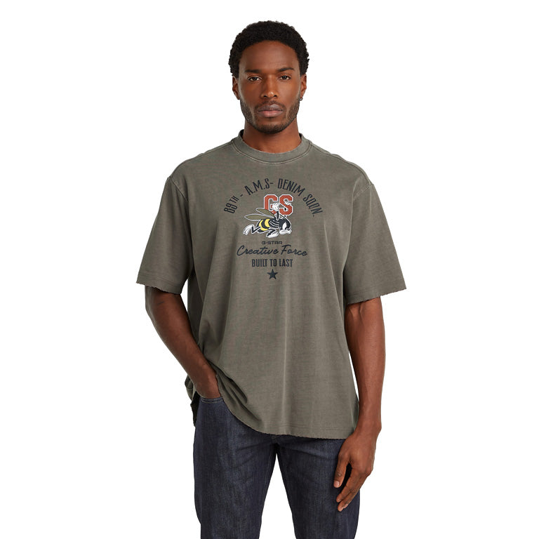 G-Star Front Graphic Angry Bee Loose T-Shirt