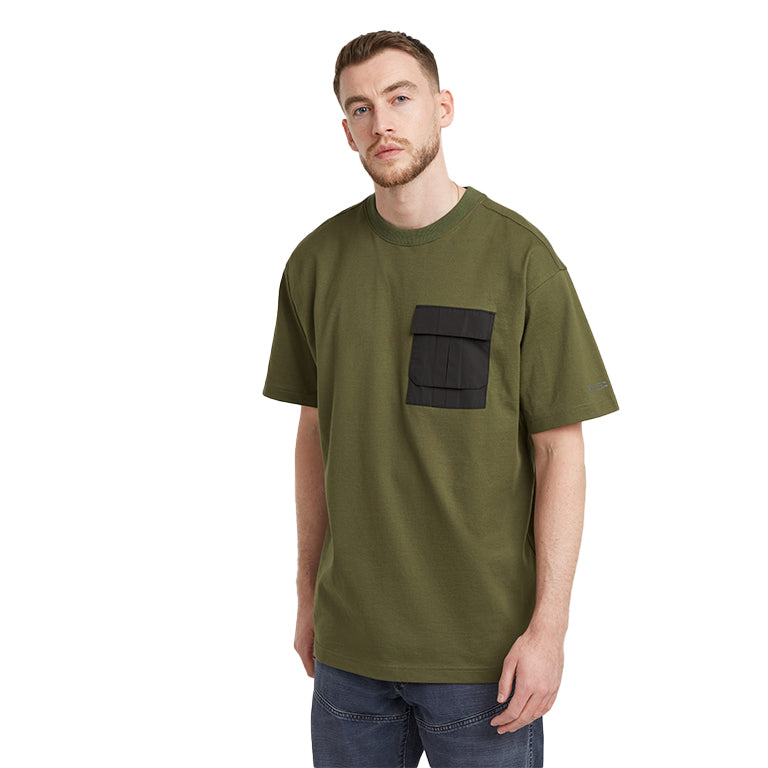 G-Star Woven Mix Pocket Loose T-Shirt