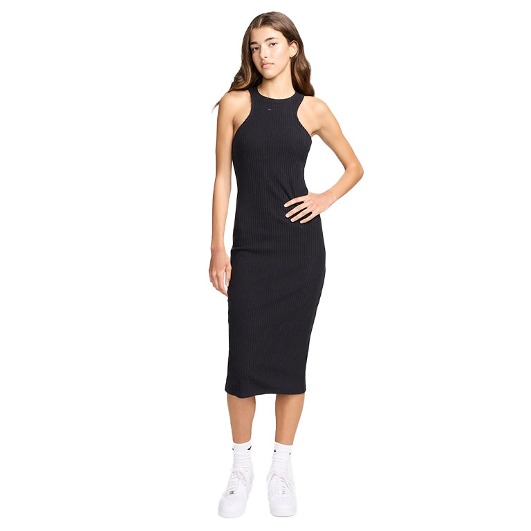 Nike Sportswear Chill Rib slim Sleeveless Midi Dress