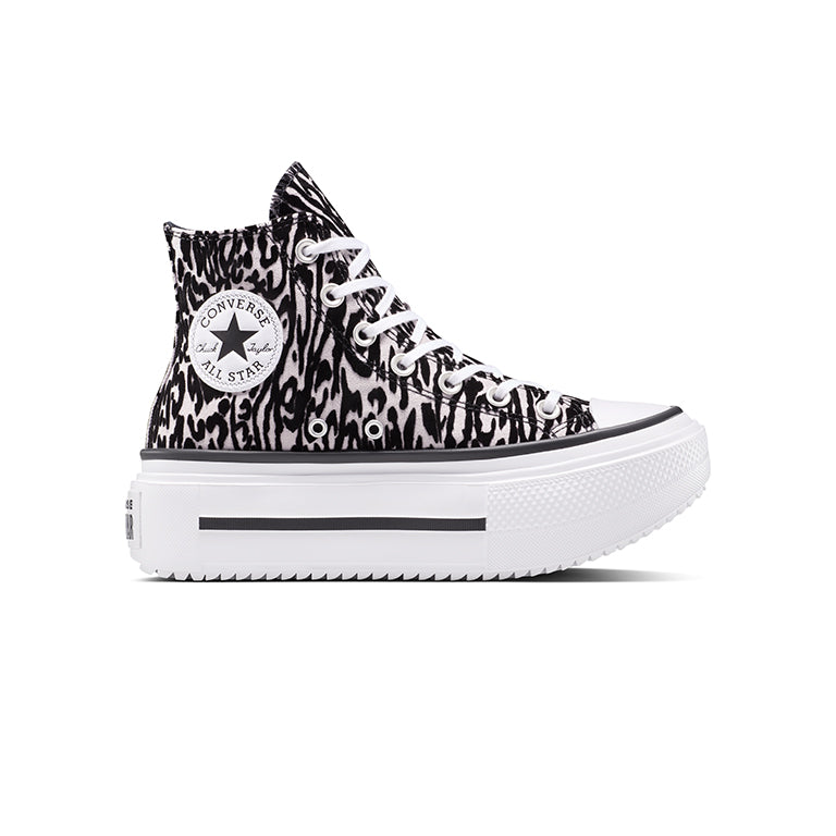 Converse Chuck Taylor All Star Lift Double Stack Leopard Hi