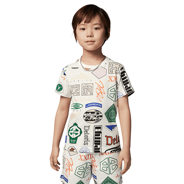 Jordan Younger Kids MJ Essential All Over Print T-Shirt