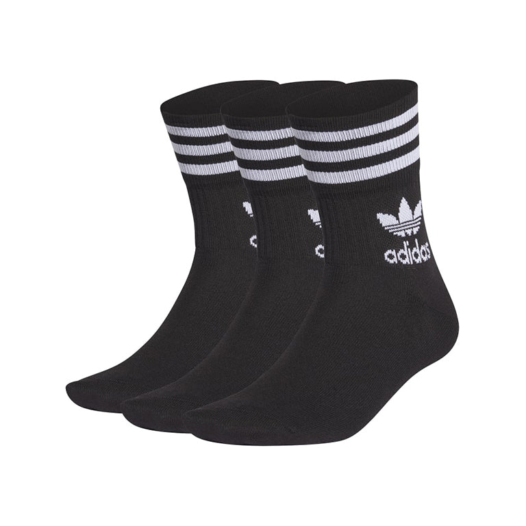 adidas Mid Cut Crew Socks 3 Pack