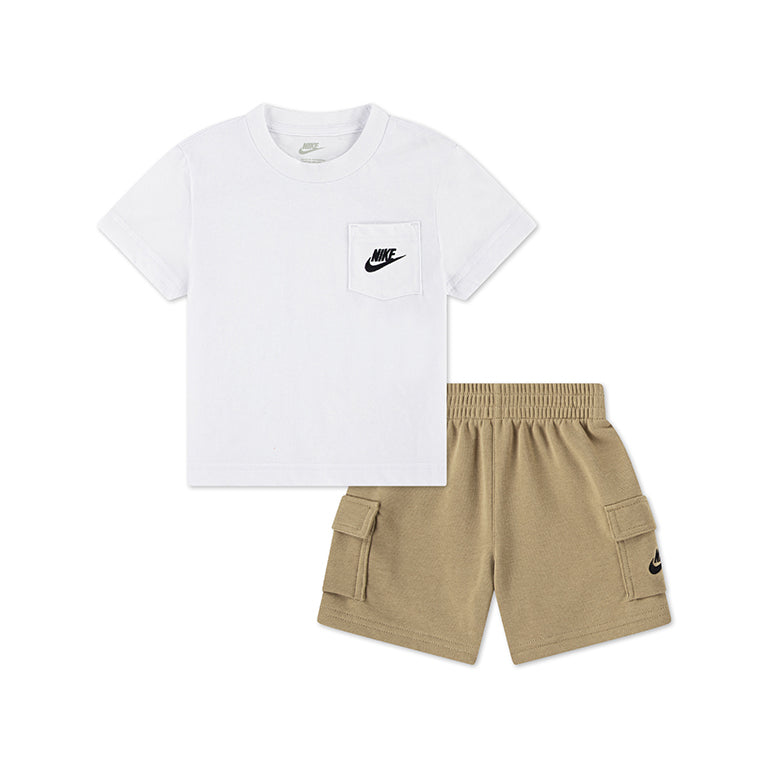 Nike Toddlers Sportswear Pocket T-Shirt French Terry Short Set