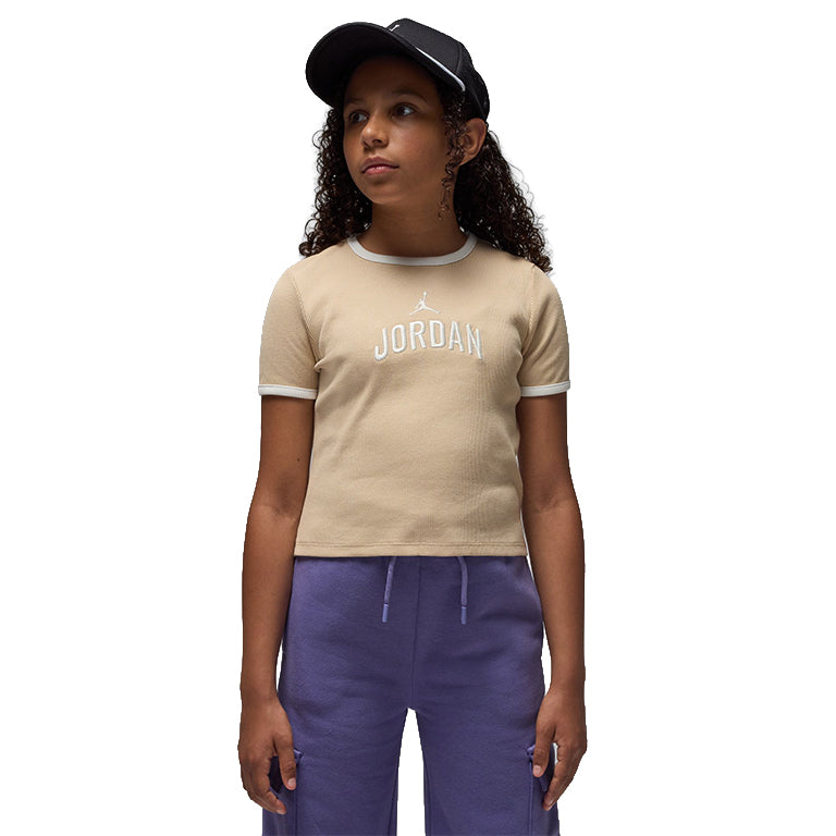 Jordan Older Kids Semi Cropped Rib T-Shirt