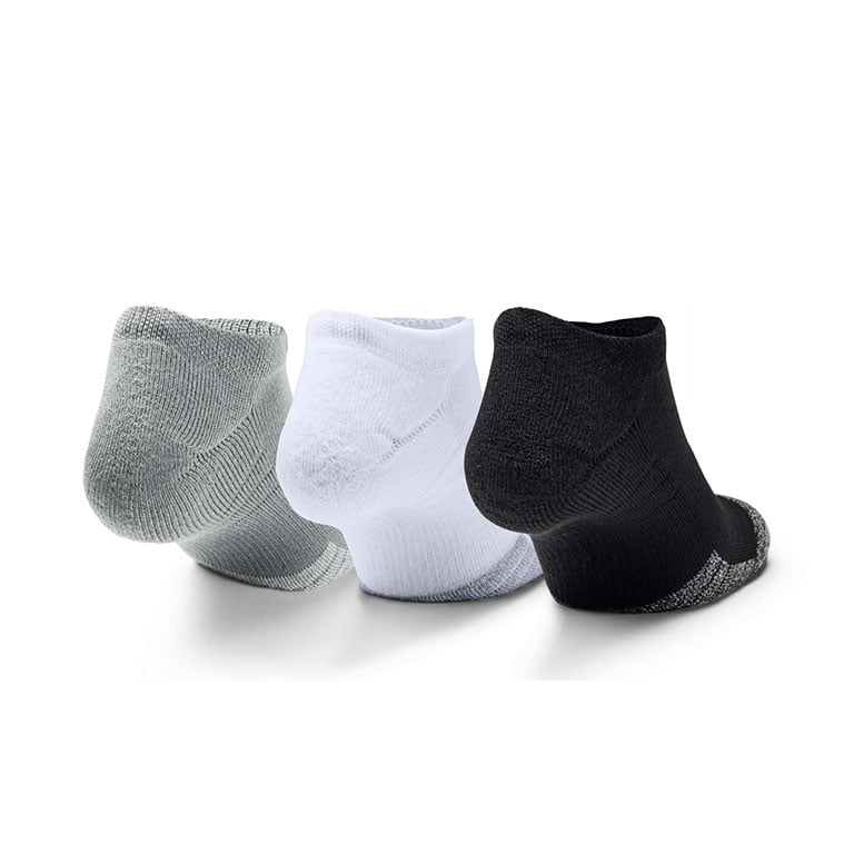 Under Armour Heatgear No Show 3 Pack Socks